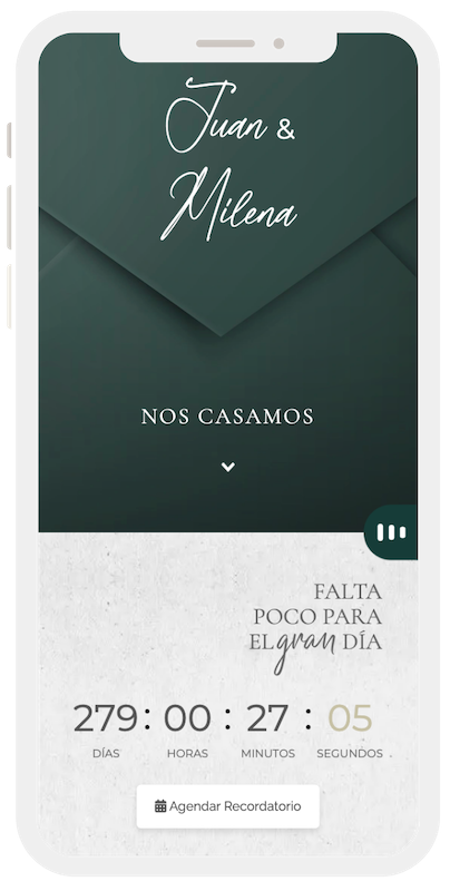 Invitación digital de boda 2025